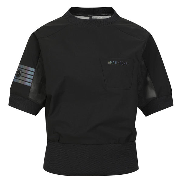 AMAZINGCRE WOMEN AIR CIRCUIT HIVE TECH MESH T-SHIRT