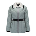 ANEW GOLF WOMEN KNIT DETACHABLE MEDIUM LENGTH DOWN JACKET