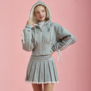 Chucuchu Lace Pleated Skirt