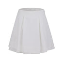 Fairliar Women Double Layer Flared Skirt