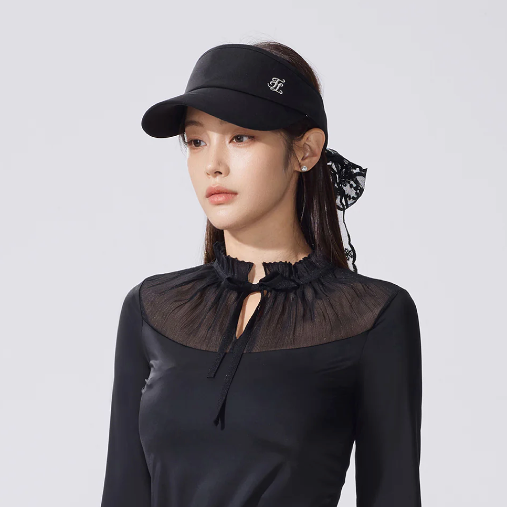 Fairliar Women Lace Scarf Visor | Greentee Golf Shop – GreenTee