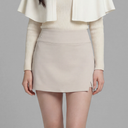 Fairliar Women Cut Slim Fit Skirt