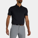 Footjoy Lisle Paisley Print Self Collar Athletic Fit