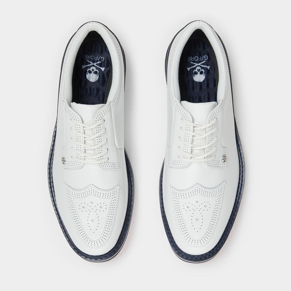 G/FORE 2024FW MEN'S GALLIVANTER FULL GRAIN LEATHER BROGUE GOLF SHOE