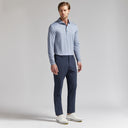 G/FORE MEN RIB GUSSET LONG SLEEVE MELANGE ICE NYLON SUN SHIRT