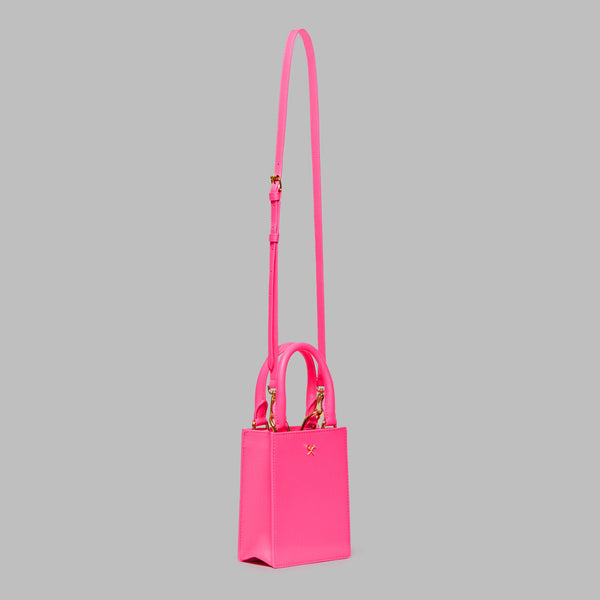 G/FORE METAL TEES LEATHER MINI TOTE