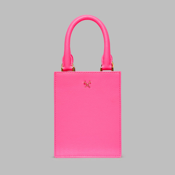 G/FORE METAL TEES LEATHER MINI TOTE