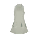 Kandini Women Half-neck Sleeveless Dress