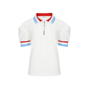 Kandini Women Colorblock Polo shirts with Puff sleeve