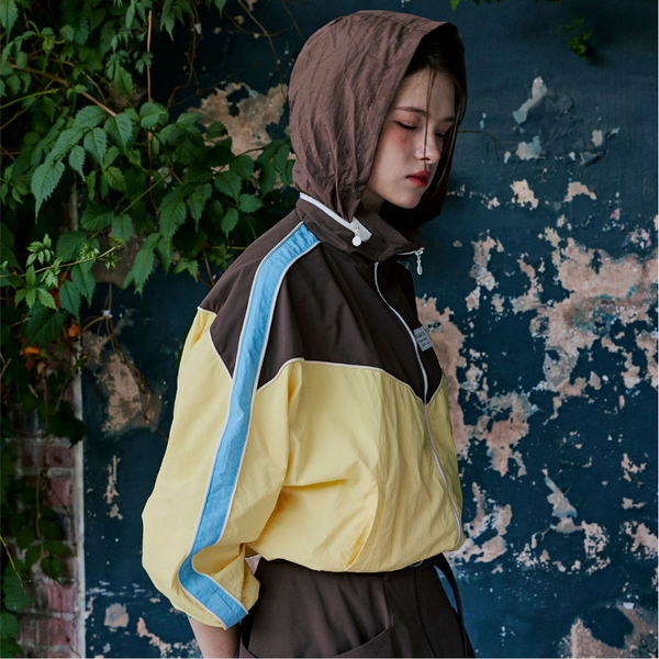 Kandini Women Colorblock Windbreaker Jacket