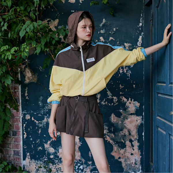 Kandini Women Colorblock Windbreaker Jacket