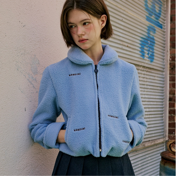 Kandini Women Cropped Fleece Jacket