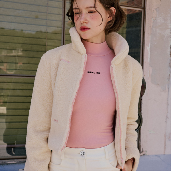 Kandini Women Cropped Fleece Jacket