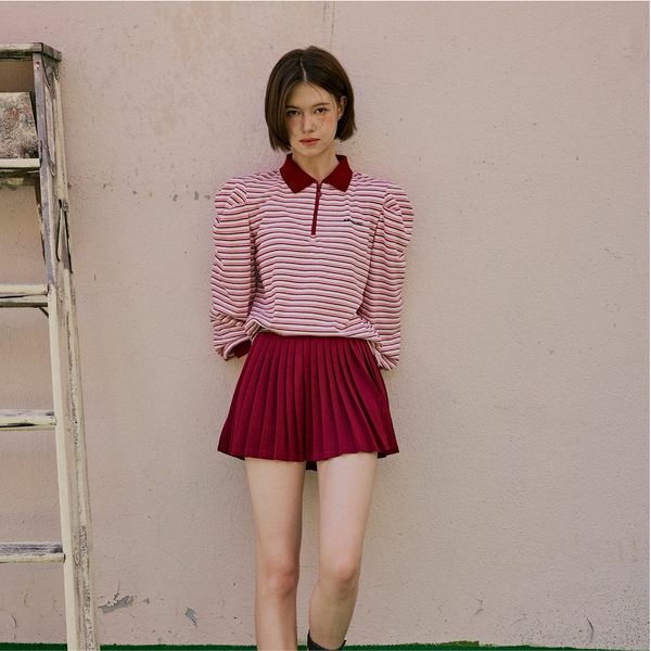 Kandini Women Elastic Band Pleats Skirt