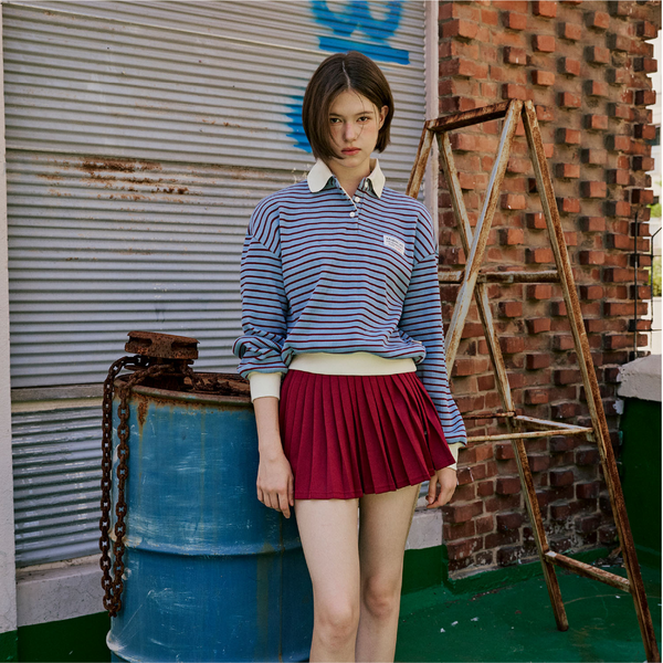 Kandini Women Elastic Band Pleats Skirt