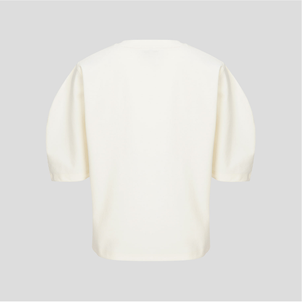 Kandini Women Fluffy Logo Puff Tee