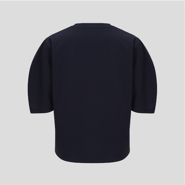 Kandini Women Fluffy Logo Puff Tee