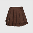Kandini Women Wool Tiered Pleated Skirt