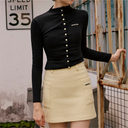 Kandini Women Wool Touch Pocket Skirt