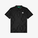 Malbon Golf Men Performance Mesh Paneled Polo