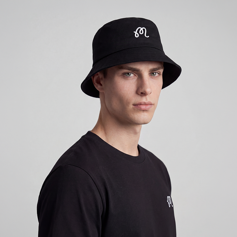 NEIGHBORHOOD X MALBON GOLF . BUCKET L 黒 Malbon Golf Men Mention Nylon Bucket Hat | Greentee Golf Shop