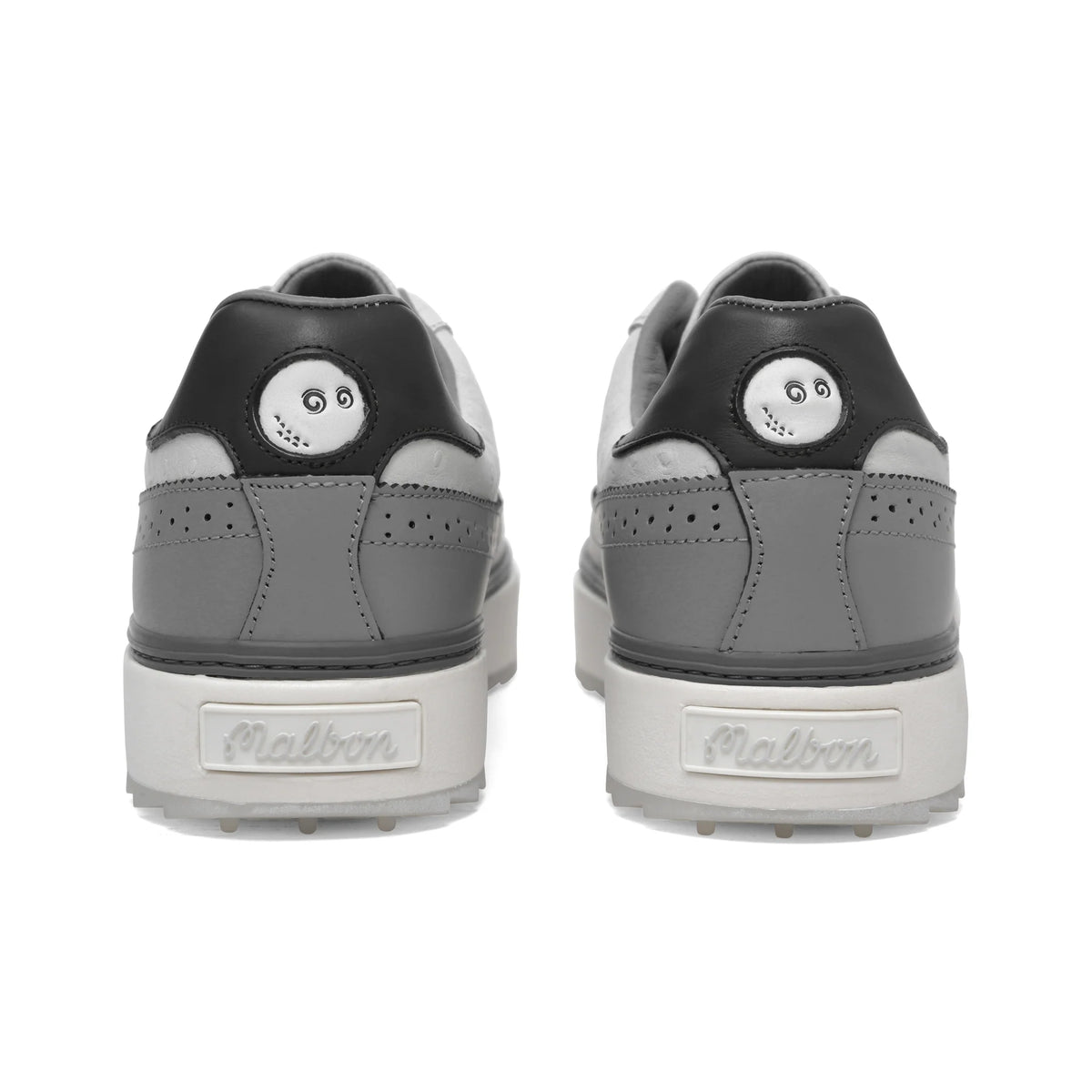 ■Malbon Golf■ Lightweight Woven Piste CHARCOAL MAN OstrichCourseShoeGrey5.webp?