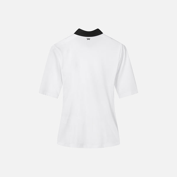 PXG KOREA WOMEN SUMMER KNIT HYBRIC COOL SLEEVE T-SHIRT