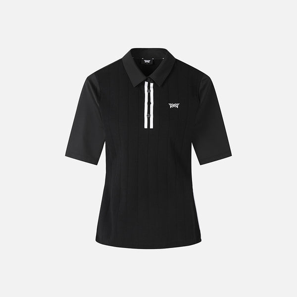 PXG KOREA WOMEN SUMMER KNIT HYBRIC COOL SLEEVE T-SHIRT