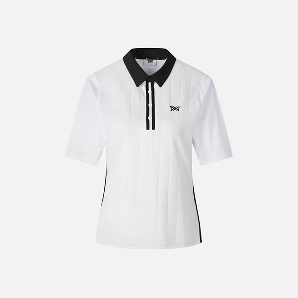 PXG KOREA WOMEN SUMMER KNIT HYBRIC COOL SLEEVE T-SHIRT