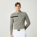 PXG KOREA Men Knit Hybrid Collar Long-Sleeve