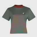 Kandini Women Jacquard Short Sleeve Tee