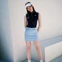 Kandini Women Slim Check Mini Skirt