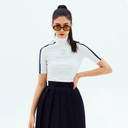 CELLTY-SIDE-LINE-MOCK-NECK-HALF-SLEEVE (7214887141566)