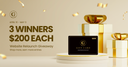 Website Relaunch Giveaway | Win 1 of 3 $200 Gift Cards