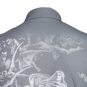 AMAZINGCRE MEN DANTE'S INFERNO COLLAR T-SHIRT (GREY)