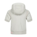 AmazingCre Women Air Circult Tech Mesh Accordio Short Sleeve Jacket