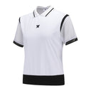 ANEW GOLF WOMEN SHOULDER MESH POINT SHORT T-SHIRT
