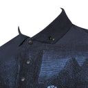 AMAZINGCRE MEN DANTE'S INFERNO COLLAR T-SHIRT (D/NAVY)
