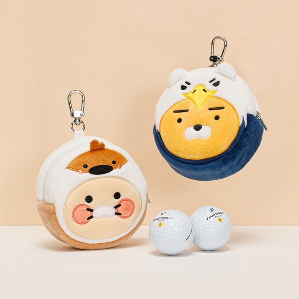 KAKAO FRIENDS GOLF CLOUD9 BIRDIE BALL POUCH-CHOONSIK