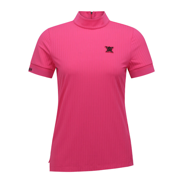 ANEW GOLF WOMEN HIGH NECK ZIPPER POINT SHOT T-SHIRT