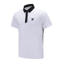 ANEW GOLF MEN BACK FABRIC BLOCK SHORT T-SHIRT
