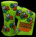 Scotty Cameron 2023 St. Patrick's Day Tricolour Clover Putter Headcover
