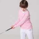 Gentle Green Junior Contrast Collar T-Shirt