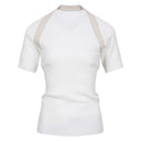 AMAZINGCRE WOMEN FLEX MOTION ESSENTIAL SHORT SLEEVE SWEATER