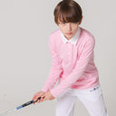 Gentle Green Junior Contrast Collar T-Shirt