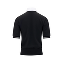 Fairliar Women Lettering Jacquard T-Shirt