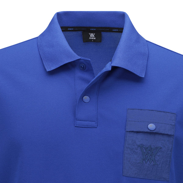 ANEW GOLF MEN POCKET DETAIL SHORT T-SHIRT