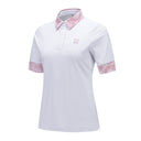 ANEW GOLF WOMEN CAMOFLAGE POINT SHORT T-SHIRT