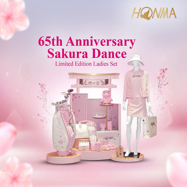 Honma 65th Anniversary Limited Edition Sakura Dance Club Series (Golf Bag Included)