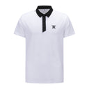 ANEW GOLF MEN BACK FABRIC BLOCK SHORT T-SHIRT